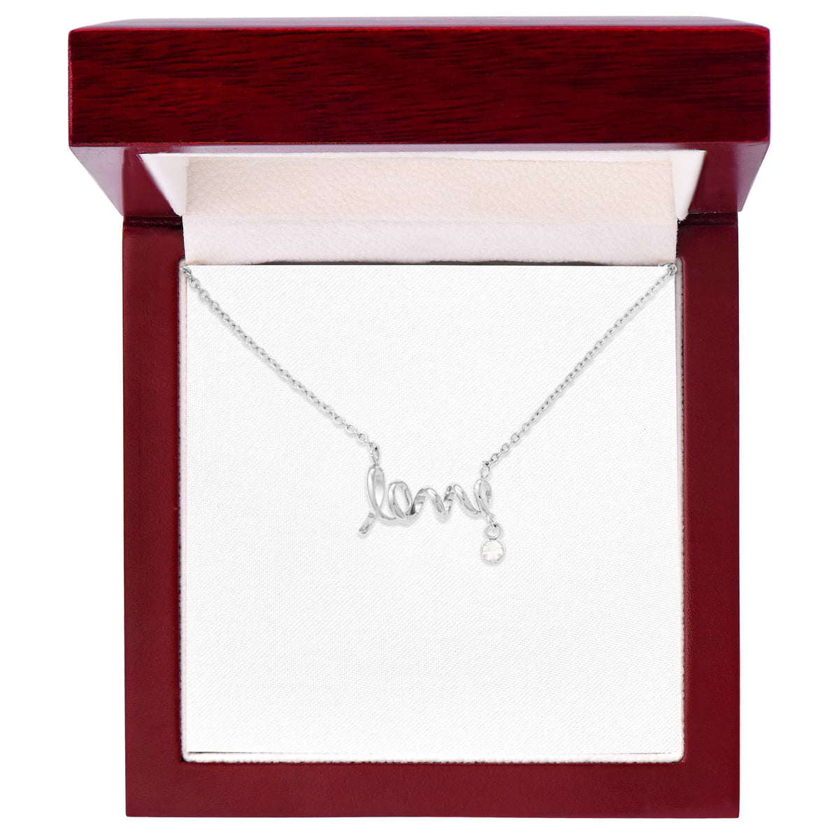 To My Girlfriend — Scripted Love Necklace