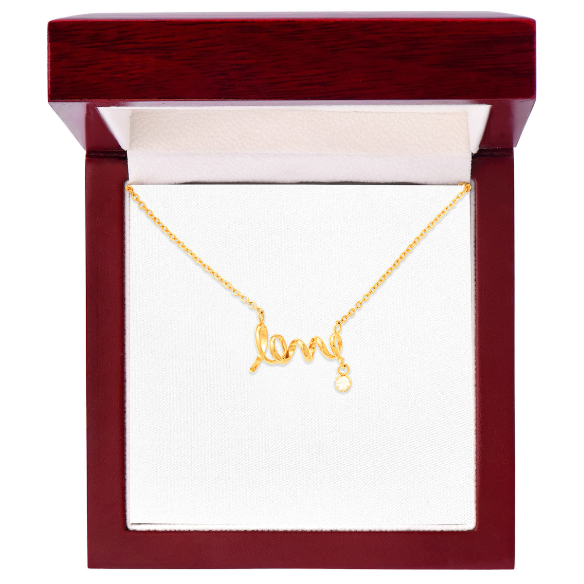To My Girlfriend — Scripted Love Necklace