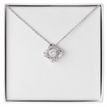 To My Daughter — Love Knot Necklace