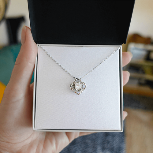 To My Daughter — Love Knot Necklace