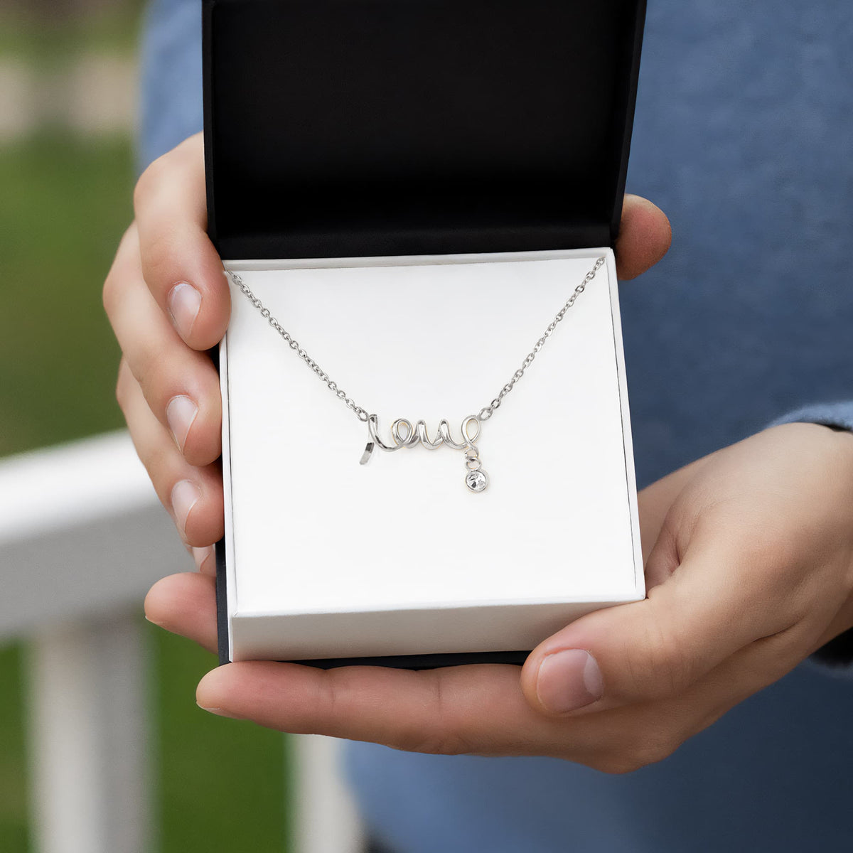 To My Girlfriend — Scripted Love Necklace
