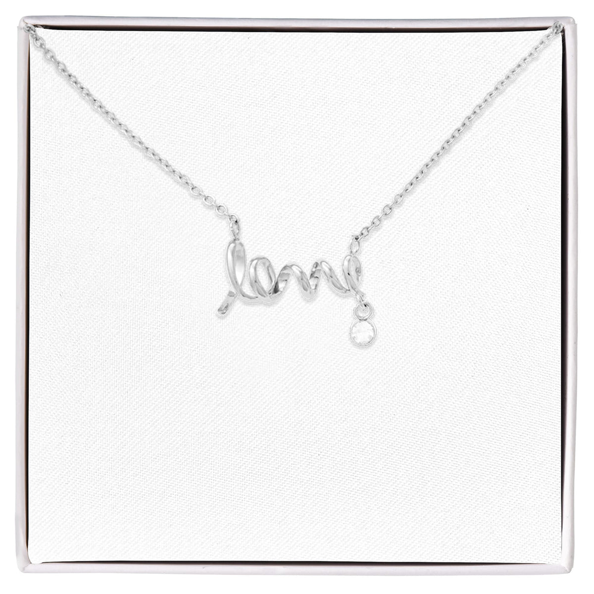 To My Girlfriend — Scripted Love Necklace